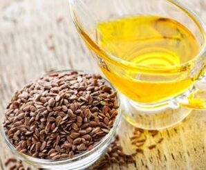 Semi di lino e olio di semi di lino, contenenti molte vitamine
