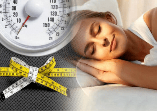 buon sonno per la perdita di peso